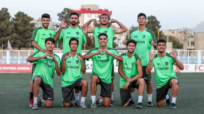 جلسه تمرینی تیم فوتبال جوانان آکادمی کیا