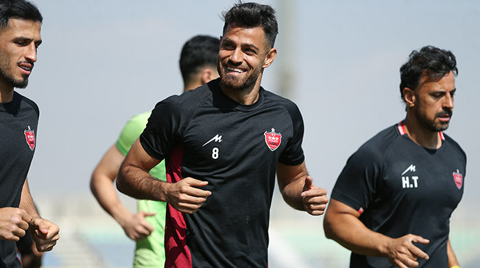 جلسه تمرینی تیم فوتبال پرسپولیس
