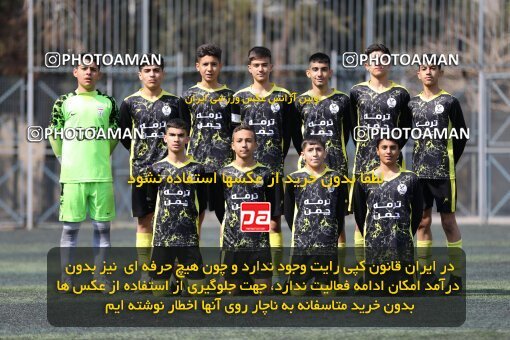2221201, تهران, ایران, لیگ دسته دوم فوتبال نونهالان تهران، فصل ۱۴۰۳-۱۴۰۲، دور رفت، هفته سوم، 1402/12/12، ورزشگاه بهار عبدل آباد، فولاد گستر ۱ - ۰ اهورا پارسه نوین