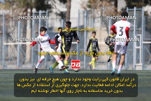 2221221, تهران, ایران, لیگ دسته دوم فوتبال نونهالان تهران، فصل ۱۴۰۳-۱۴۰۲، دور رفت، هفته سوم، 1402/12/12، ورزشگاه بهار عبدل آباد، فولاد گستر ۱ - ۰ اهورا پارسه نوین