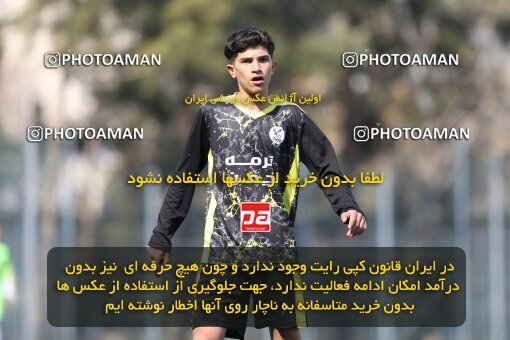 2221225, تهران, ایران, لیگ دسته دوم فوتبال نونهالان تهران، فصل ۱۴۰۳-۱۴۰۲، دور رفت، هفته سوم، 1402/12/12، ورزشگاه بهار عبدل آباد، فولاد گستر ۱ - ۰ اهورا پارسه نوین