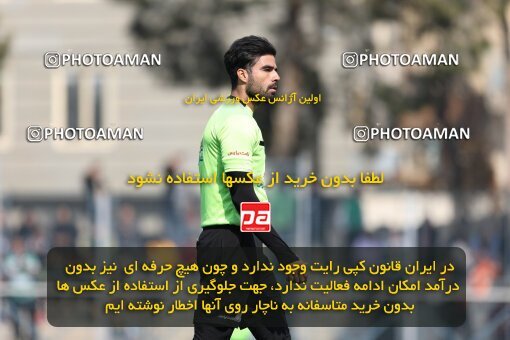 2221226, تهران, ایران, لیگ دسته دوم فوتبال نونهالان تهران، فصل ۱۴۰۳-۱۴۰۲، دور رفت، هفته سوم، 1402/12/12، ورزشگاه بهار عبدل آباد، فولاد گستر ۱ - ۰ اهورا پارسه نوین