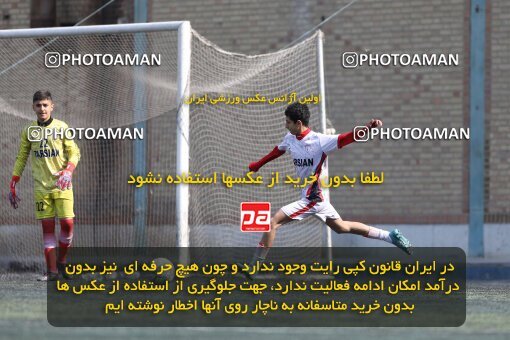 2221244, تهران, ایران, لیگ دسته دوم فوتبال نونهالان تهران، فصل ۱۴۰۳-۱۴۰۲، دور رفت، هفته سوم، 1402/12/12، ورزشگاه بهار عبدل آباد، فولاد گستر ۱ - ۰ اهورا پارسه نوین
