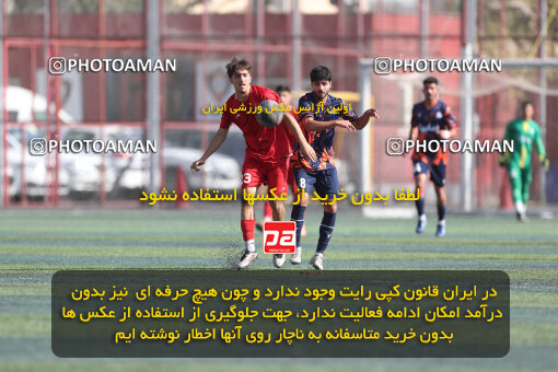 2549947, تهران، ایران, مرحله اول لیگ برتر فوتبال امیدهای تهران، فصل ۱۴۰۴، هفته نهم، 1404/07/09، ورزشگاه شهید درفشی فر، پرسپولیس ۱ - ۲ سایپا